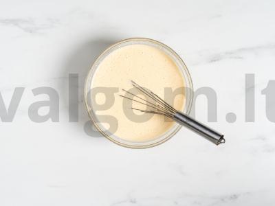 Paprasta varškės apkepas su razinomis Žingsnis 7