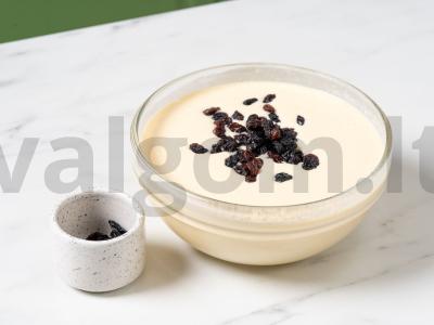 Paprasta varškės apkepas su razinomis Žingsnis 8