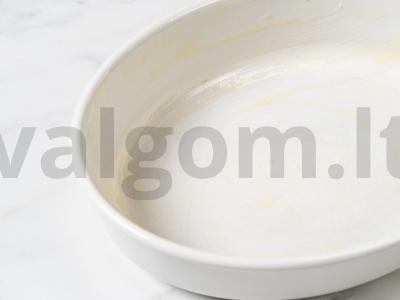 Paprasta varškės apkepas su razinomis Žingsnis 9