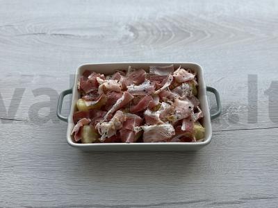 Keptas bulvės su bekonu Žingsnis 6