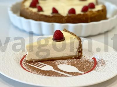 Niujorko sūrio pyragas su varškės sūriu pagrindine nuotrauka