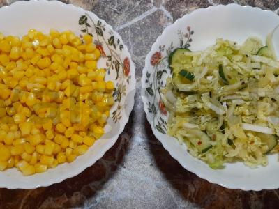 Salotas „Vištiena su ananasais“ Žingsnis 2