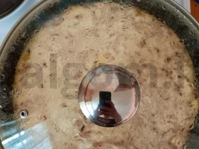 Omletas su svogūnais ir dešra Žingsnis 6