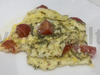 Omletas „Pomidorio“ pagrindine nuotrauka