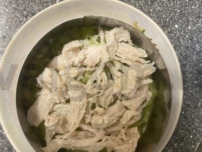 Sluoksniuota salota su kiviais Žingsnis 4