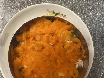 Sluoksniuota salota su kiviais Žingsnis 5