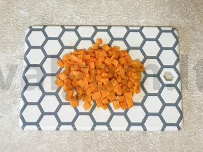 Birus ryžiai su žirneliais ir morkomis Žingsnis 1