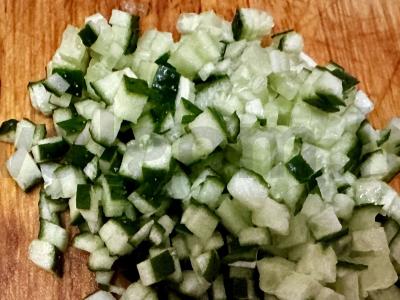 Daržovių salotas su bulguru Žingsnis 1