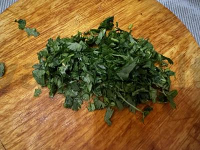 Daržovių salotas su bulguru Žingsnis 4