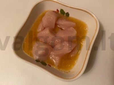 Šiltas salotas „Torensol“ su kalakutiena ir grybais Žingsnis 4