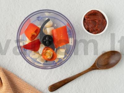 Aštrus padažas su slyvomis Žingsnis 2