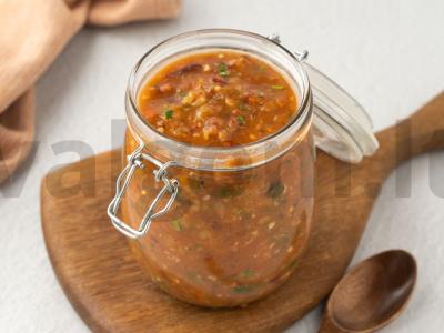 Aštrus padažas su slyvomis Žingsnis 5