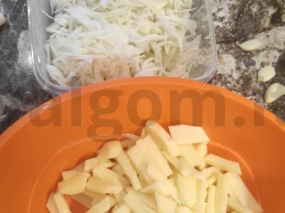 Šči su raudonaisiais pupelėmis Žingsnis 3