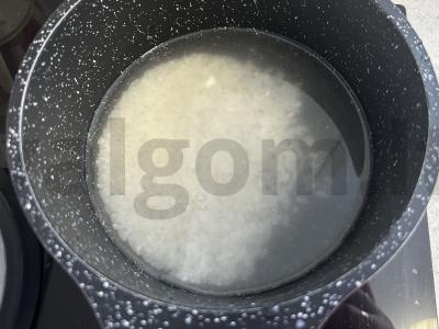 Žuvies ir ryžių pyragas Žingsnis 4