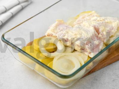 Prancūziška žuvis su bulvėmis Žingsnis 3