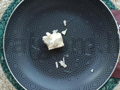 Kepta bulvė su vyšniniais pomidorais grietinėje Žingsnis 3