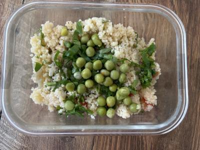 Vegetariškas salotas su kuskusu Žingsnis 2