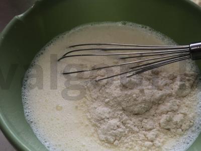 Kokosų blynai Žingsnis 4