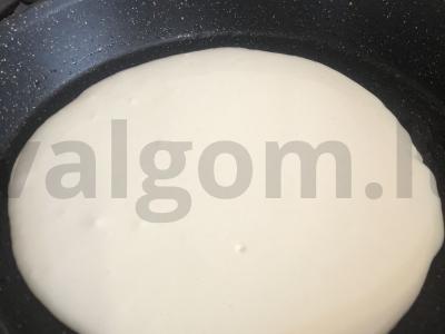 Kokosų blynai Žingsnis 6