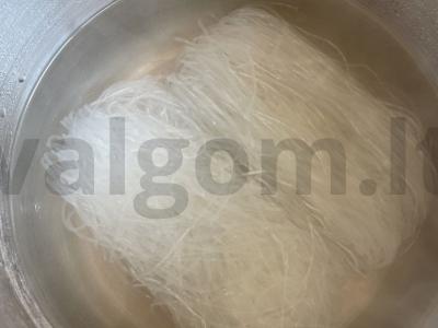 Funchosa su daržovėmis per 20 minučių Žingsnis 3