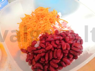 Greitas pupelių salotas Žingsnis 5