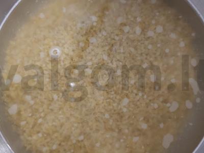 Bulguras su kiaulienos troškiniu Žingsnis 2