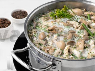 Greitai marinuoti pievagrybiai Žingsnis 5