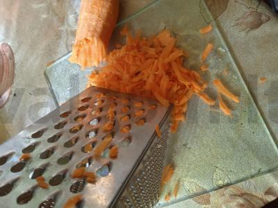 Troškinta bulvė su grybais ir morkomis Žingsnis 2