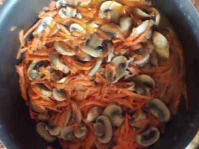 Troškinta bulvė su grybais ir morkomis Žingsnis 3