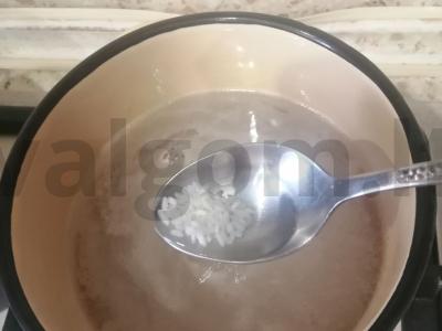 Krabų salotos su žolelėmis ir kukurūzais Žingsnis 3