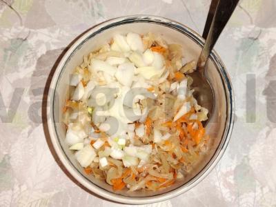 Marinuotų kopūstų salotos su prancūziška garstyčia Žingsnis 4