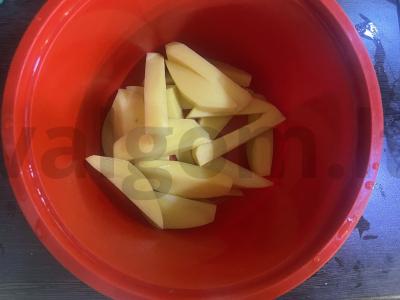 Kaimiški bulvės su paprika ir itališkais prieskoniais Žingsnis 2