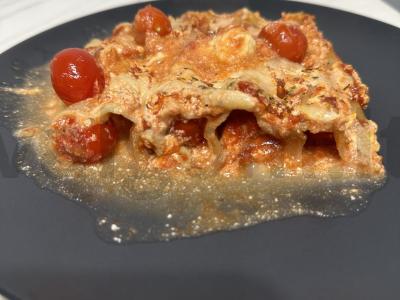 Kanelonai su mocarela ir vyšniniais pomidorais Žingsnis 10