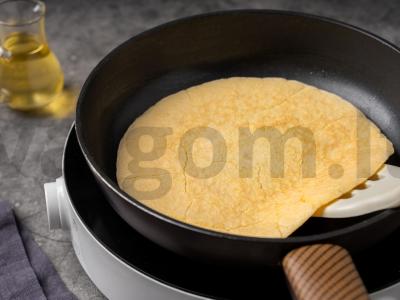 Kiaušinių ritinys su lydytu sūriu Žingsnis 3