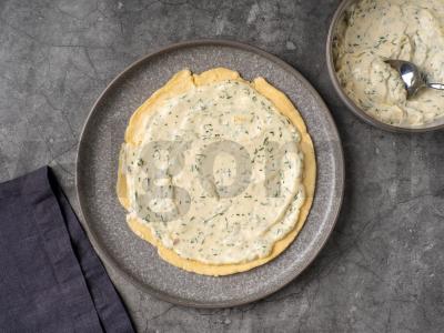 Kiaušinių ritinys su lydytu sūriu Žingsnis 4