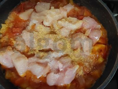 Vištienos troškinys su daržovėmis Žingsnis 4