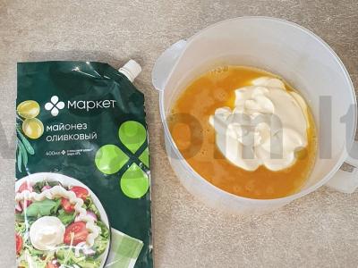 Vištienos, kiaušinio ir svogūno pyragas Žingsnis 6