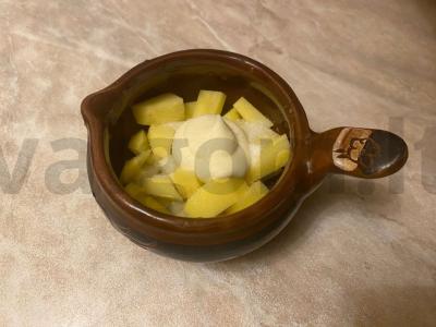 Keptas „Shantiz“ su kiauliena grietinėlėje Žingsnis 2