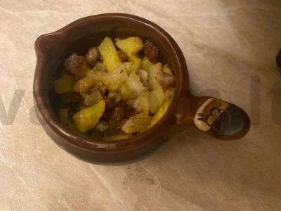 Keptas „Shantiz“ su kiauliena grietinėlėje Žingsnis 7