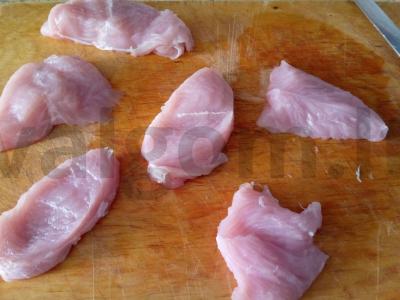 Kalakutiena majonezo marinate su lydytu sūriu Žingsnis 1