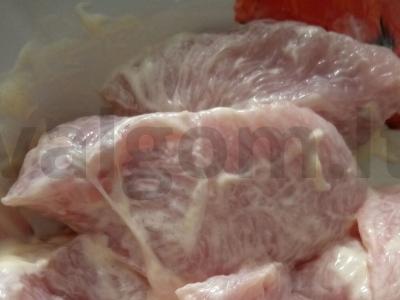 Kalakutiena majonezo marinate su lydytu sūriu Žingsnis 3