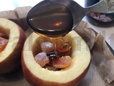 Kepti obuoliai su kumkvatu ir medumi Žingsnis 7