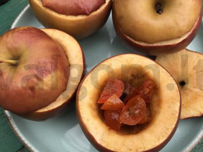 Kepti obuoliai su kumkvatu ir medumi Žingsnis 10