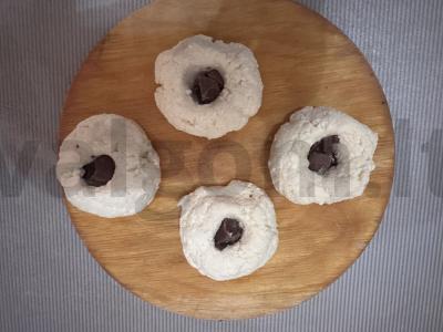 Sūrio blynai su šokoladu Žingsnis 3