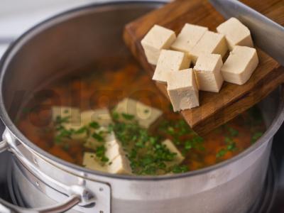 Vegetariškas sriuba su tofu Žingsnis 9