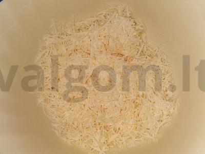 Aštrus burokėlių salotas su sūriu Žingsnis 2