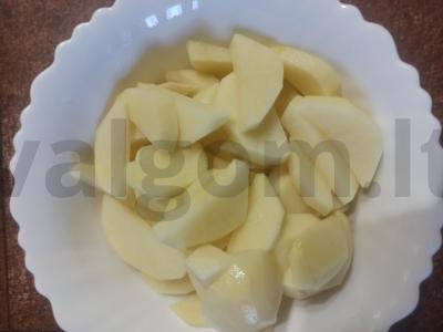 Sriuba su kukuliais Žingsnis 1