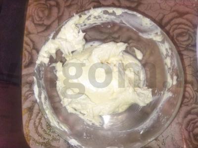 Tortas „Praga“ su kondensuotu pienu Žingsnis 9