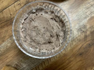 Desertas su šokoladu ir riešutais per 5 minutes Žingsnis 3