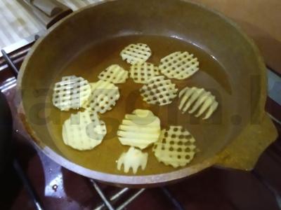 Namų čipsai su prieskoniais Žingsnis 3